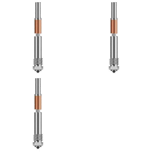3 Stück 0,4 Mm Für Qidi Plus4 Bimetalldüse Mit Keramikisolierung, Integriertes Design, Schnellwechsel-integrationsdüsen