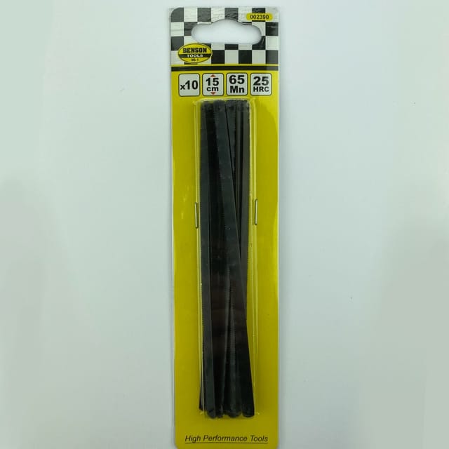 10 Sägeblätter 150 mm passend für Puksäge, Bügelsäge & Handsäge 15cm