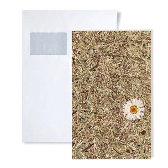 Wallface 1 MUSTERSTÜCK S-AL-11004 DIN A5 Wandverkleidung ALPINE WHITE DAISY