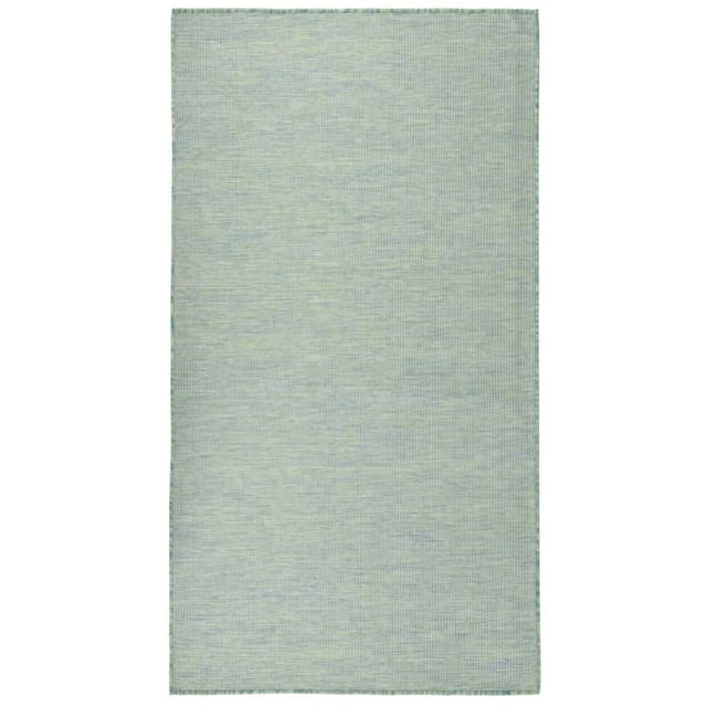 vidaXL Outdoor-Teppich Flachgewebe 80x150 cm Türkis 340799