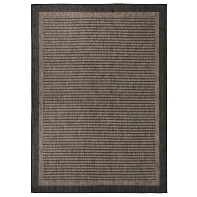 vidaXL Outdoor-Teppich Flachgewebe 200x280 cm Dunkelbraun 340847