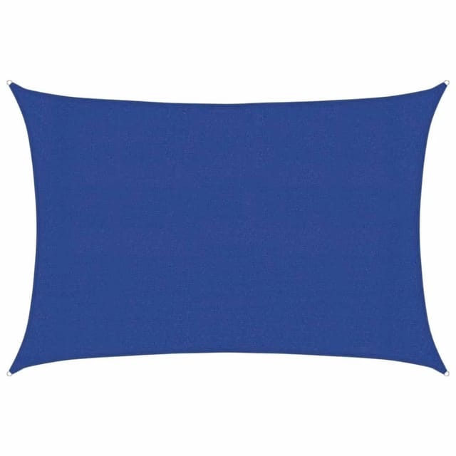 vidaXL Sonnensegel 160 g/m² Rechteckig Blau 3x4 m HDPE 311512