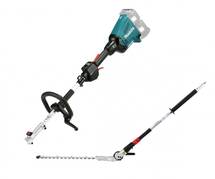 Makita DUX60Z 2x18V mit Heckenscherenaufsatz EN401MP Bild 2