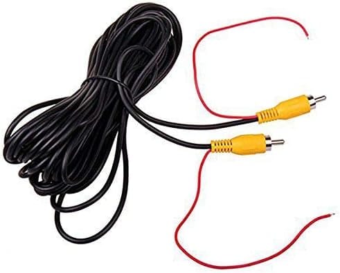 10 M (32 Fuß) Langes Videoverlängerungskabel Mit Rca- Und Phono-anschluss Für Die Rückfahrkamera, Rote Farbe.