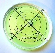 Dosenlibelle Wasserwaage Ø 14.8 x 8 mm Präzisions Libelle Acrylglas Bild 2