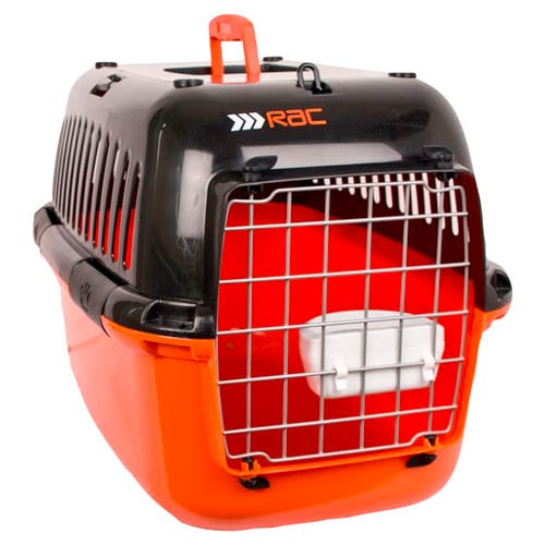 Transportbox, BxHxT: 57 x 38 x 38 cm, schwarz/orange