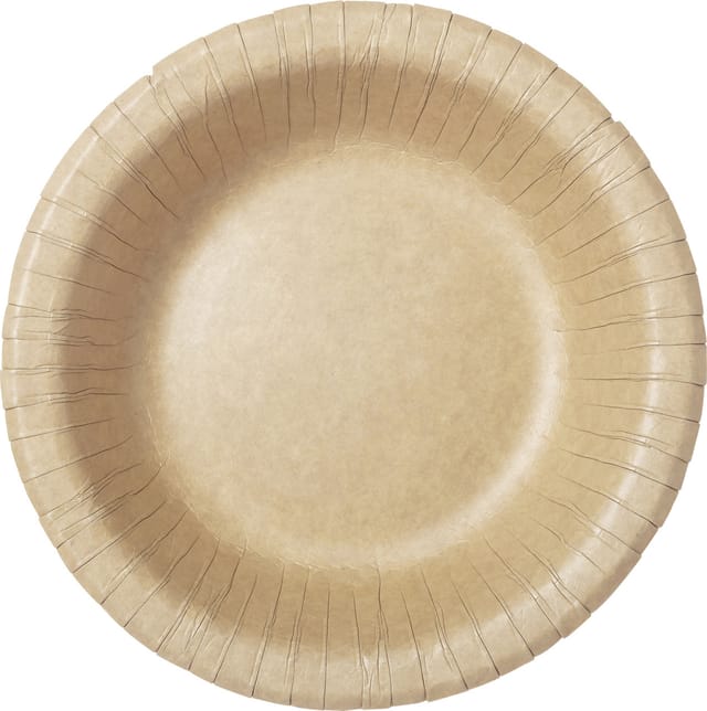 Duni Pappteller tief braun Ø 19 cm - 20 Stück