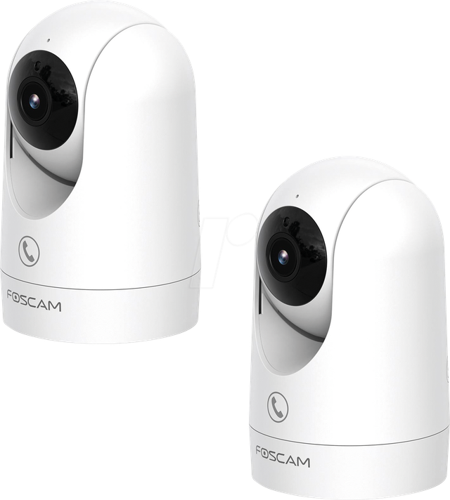 FOSCAM R8M-2 - Überwachungskamera, IP, LAN, WLAN, innen, 2 Stück