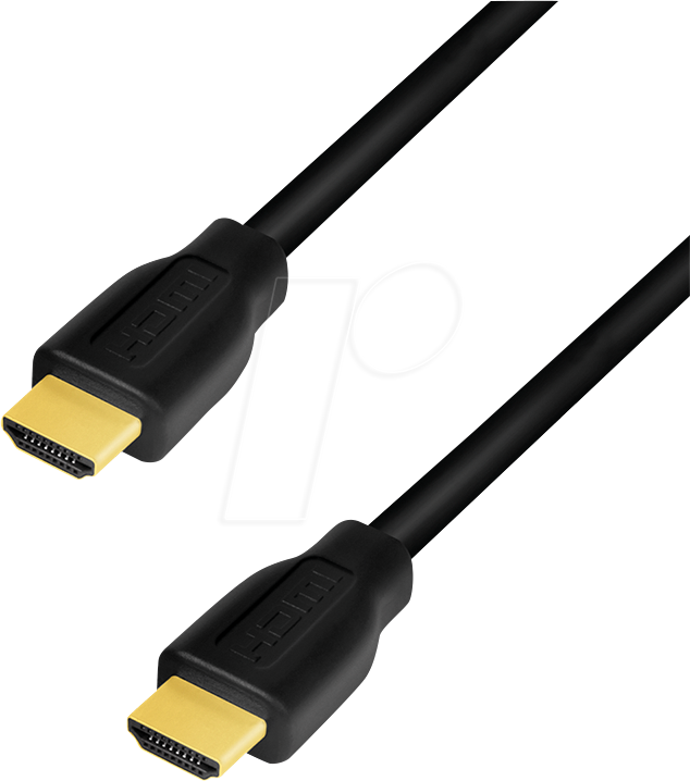 LOGILINK CH0102 - HDMI A Stk. > HDMI A Stk., 4K@60 Hz, schwarz, 3,0 m