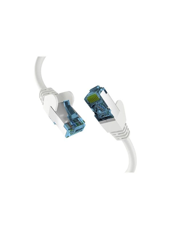 M-CAB EFB-Elektronik patch cable - 15 cm - white - Weiß - 0.1 meter