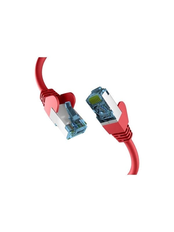 M-CAB EFB-Elektronik patch cable - 10 m - red - Rot - 10 meter