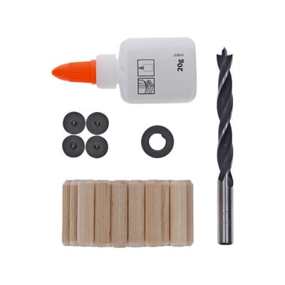 27-tlg. Holzdübel-Set, 10 mm