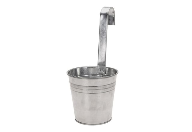 Mojawo Blumenkasten 4x Blumentopf zum Aufhängen Pflanzgefäß Balkontopf Hängetopf Ø13xH28cm