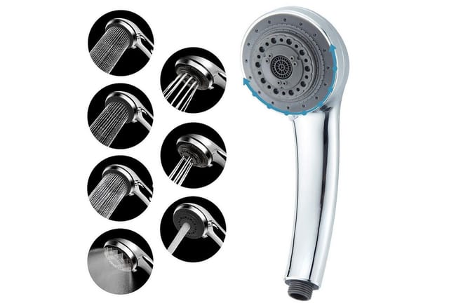LuxusKollektion Handbrause Duschkopf Handbrause Hochdruck 7 Einstellungen universell
