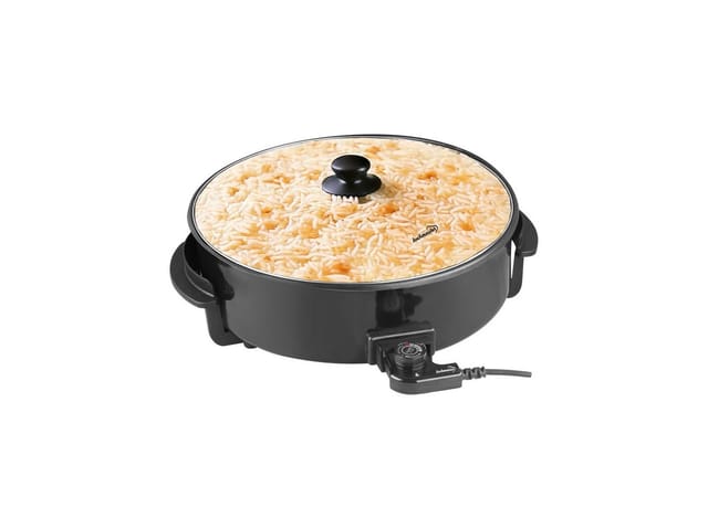 kochmaster Elektrische Pizzapfanne KOCHMASTER Multifunktionale Pizza Pfanne Delux 42 cm x 11 cm
