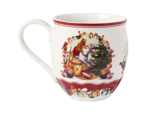 Villeroy & Boch Becher Toy's Fantasy Jumbobecher Santa 0,39 l, Porzellan