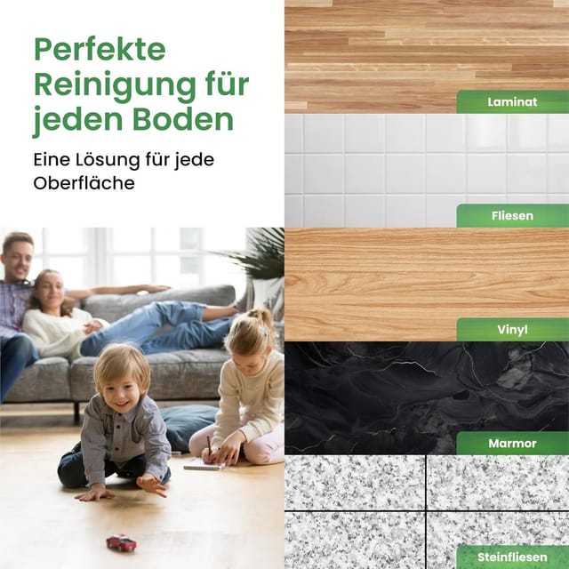 Purivita PURIVITA® Reinigungsmittel für Saugwischer [1L] Konzentrat Fussbodenreiniger
