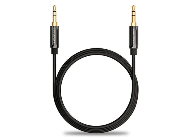 deleyCON deleyCON 3m Klinkenkabel 3,5mm AUX Kabel Stereo Audio Kabel 2x gerade Audio-Kabel