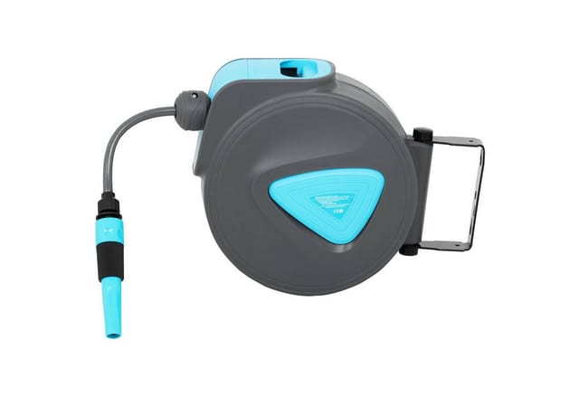 Hillvert - Schlauchtrommel Automatik Schlauch Wandschlauchbox Gartenschlauch 10 + 1 M