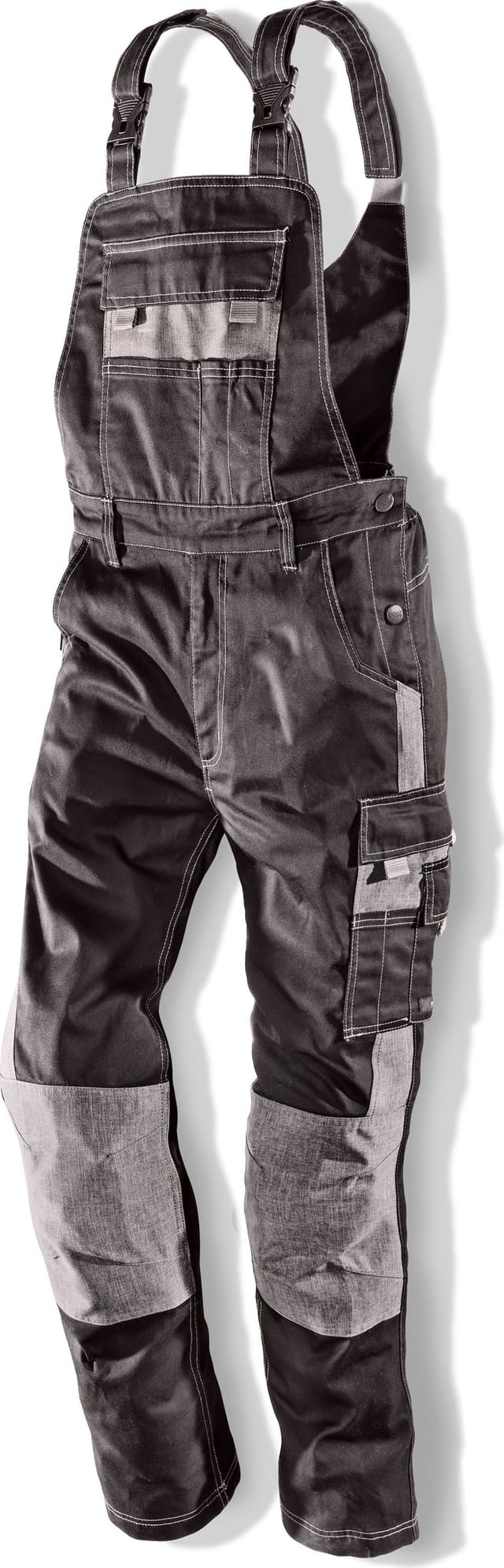 1035, Berufslatzhose Nitro Schwarz/grau, Gr. S