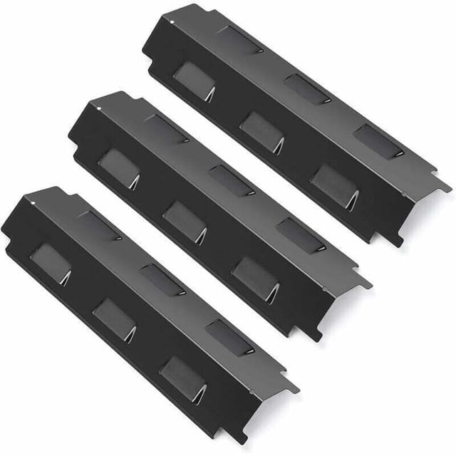 [neuwertig]set Mit 3 X 37 Cm Hitzeverteilern Für Emaillierte Stahl-kochplatten, Kompatibel Mit Gasgrills Von Char-broil, Cclife, Landmann, Uniflame, Fire Mountain, Barbecook Und Outback.