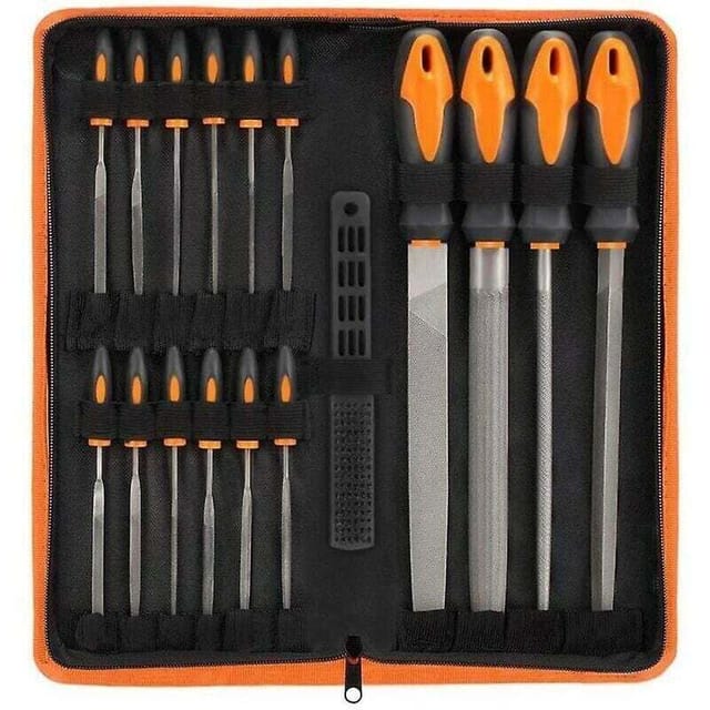 [neuwertig]set Mit 17 Kombinationsfeilen Für Metalle, Runde Stahlfeile, Schleifwerkzeugset