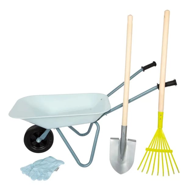 Schubkarre Small-foot 15 Kg Kapazität Gartenset Kind