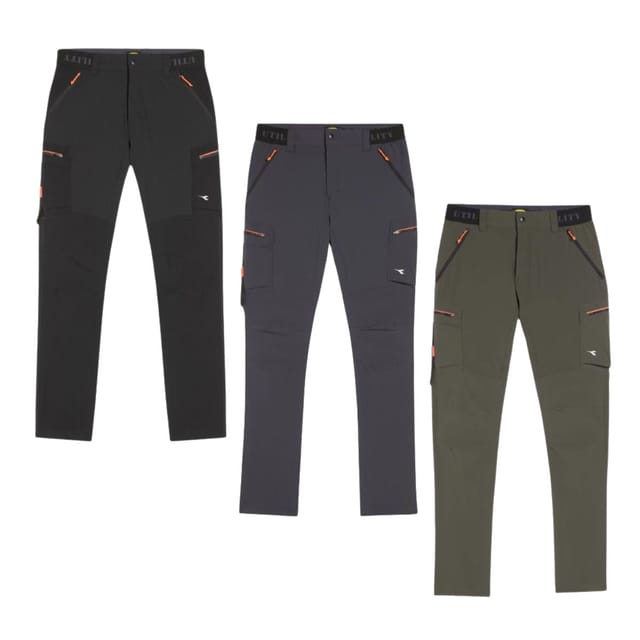 Diadora Pant Shadow Cargo Arbeitshose - L - Grüne