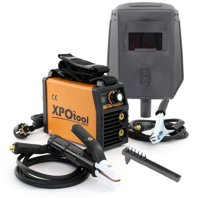 Tragbares Mma Elektroden Schweißgerät 20-120a Igbt Inverter, E-hand Schweißgerät Mit Zubehör, Schweissgerät Mit Arc-force-, Hot-start- Und Anti-stick-funktion - Xpotool