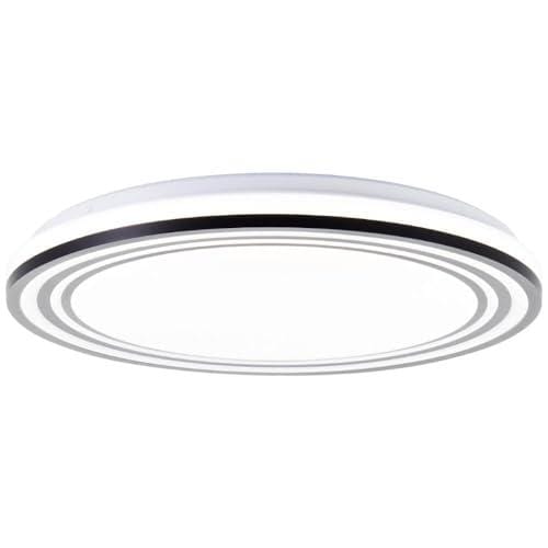 Deckenleuchte Kobana Ø49cm Metall/kunsts., Schwarz/weiß