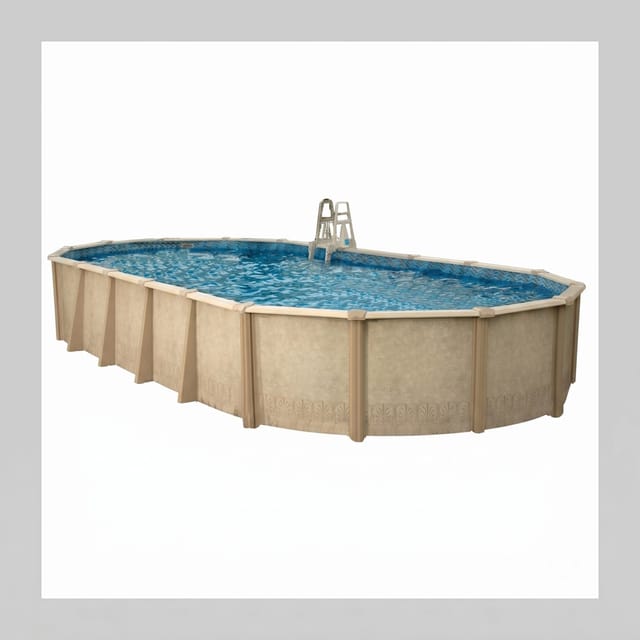 Interline Stahlwandpool "Century" 7,30 x 3,60 m, Tiefe 1,32 m (Basis Set)