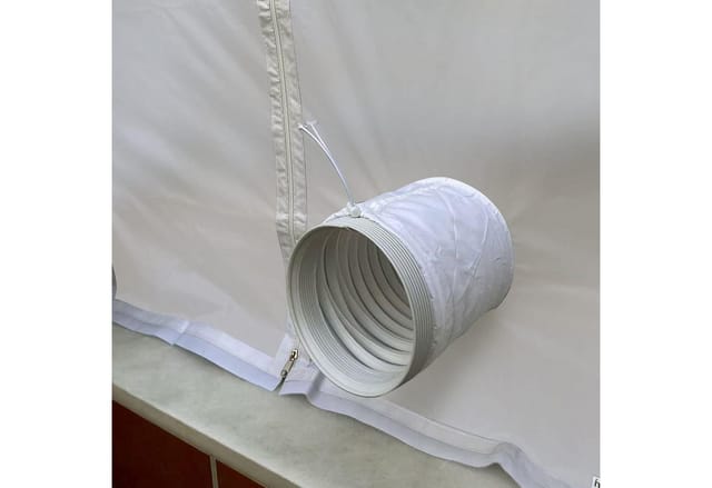 LuxusKollektion Insektenschutz-Vorhang Türabdichtung Klimaanlage Abluftschlauch Reißverschluss 100x210 cm VP