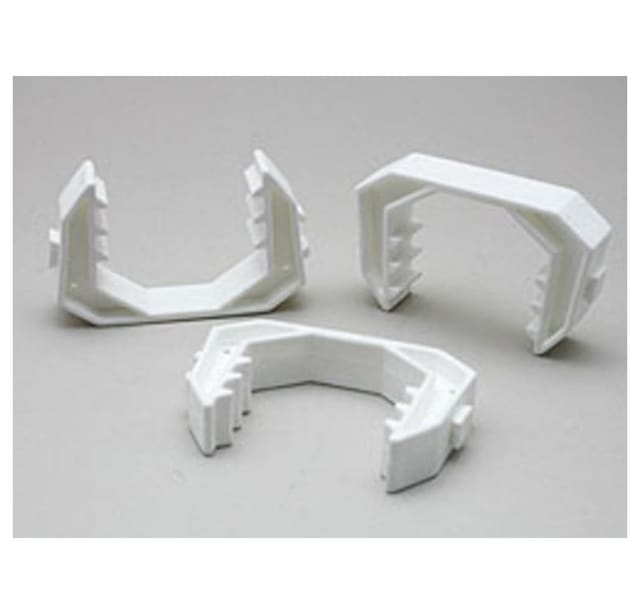 HundB Klemmen Fensterklammer weiß 1 Stück – Fensterhalter 112x55x20 mm, (Stück, 1-St., Fensterklammer), Fensterhalterung Fensterbefestigung Fensterklemme Fensterclip