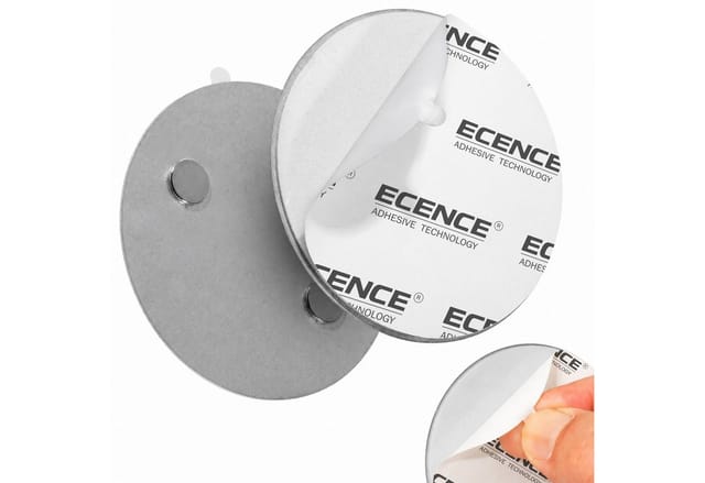 ECENCE Magnethalter 20x Magnethalterung 70mm für Rauchmelder (20-St)