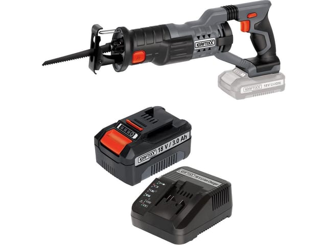 Kraftixx By Einhell Säbelsäge Kx-rs 18/1 18v Li-ion 3,0ah Akku & Ladegerät