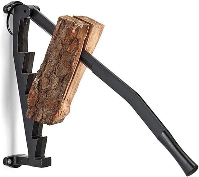 Holzspalteraufsatz, Wandmontierter Holzspalter, Robuster Manueller Holzspalter, Tragbarer Manueller Holzspalter Für Den Außenbereich.