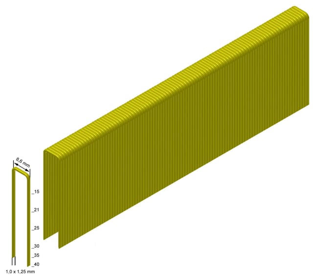 Heftklammern H40cnkha - Neue Vpe 3.100 Stück - Prebena