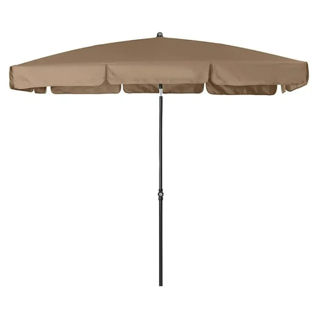 Doppler Sunline Marktschirm Waterproof Neo (Greige, Bespannungsmaß (L x B): 225 x 120 cm)