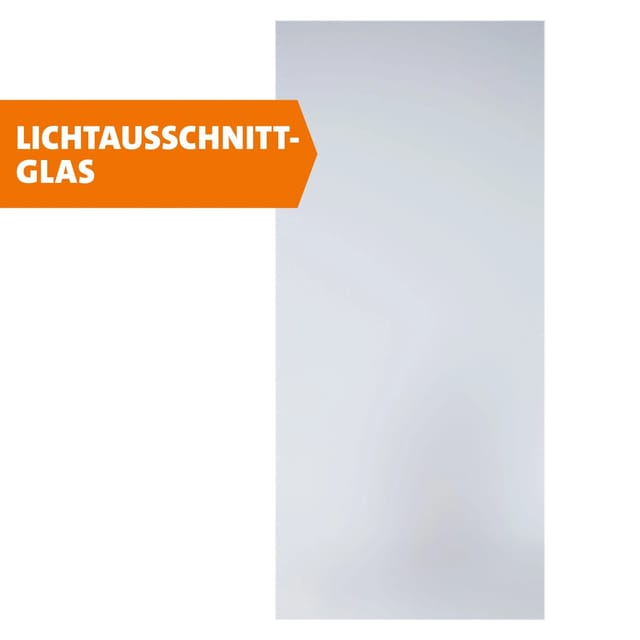 Ambiente Türverglasung Holztür mit Lichtausschnitt Satinato 142 x 66 cm klarglas