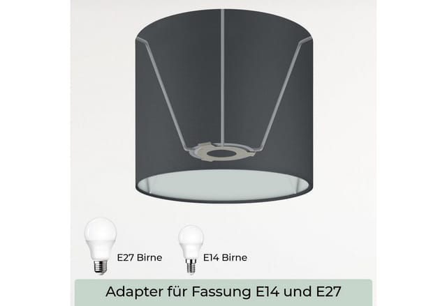 Wogati Lampenschirm Premium Hänge- und Stehlampe