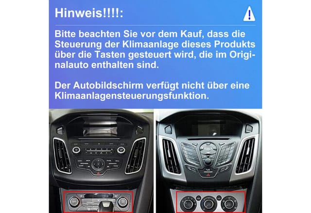 ESSGOO 9.7'' Android 15 CarPlay Autoradio für Ford Focus MK3 2012-2018 GPS BT Autoradio (RDS, 4+64GB(optional), Digitalradio (DAB), FM, AM, BT4.1, SWC, Carplay Android Auto Bluetooth EQ USB GPS Navi WIFI Touchscreen)