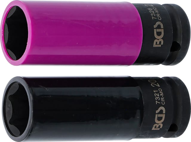 Radmutternschlüssel Bgs 7329 2 Stück Farbcodiert Mit Stift