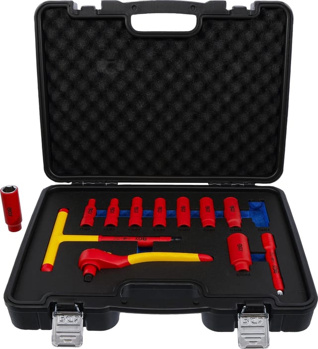 Schlüssel Und Steckschlüssel Bgs Vde-dopsleutelset Kunststoff Schaum 12 Stück