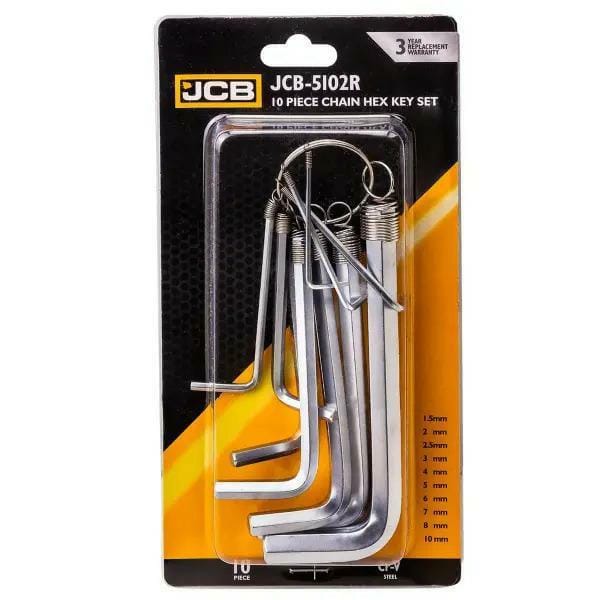 Schlüssel Und Stecknüsse Jcb Jcb-5102r Stahl 1,5-10mm 10 Stück