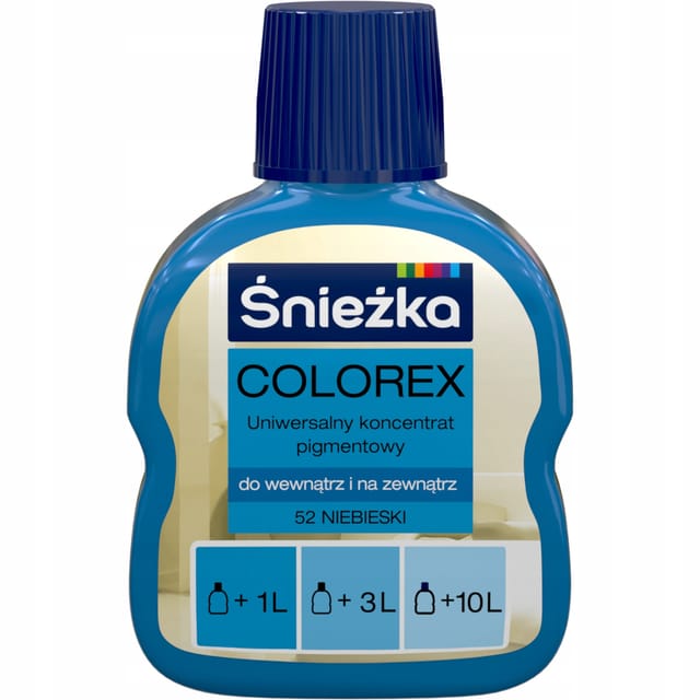 Śnieżka Colorex Farbpigment Blau Matt 100 Ml