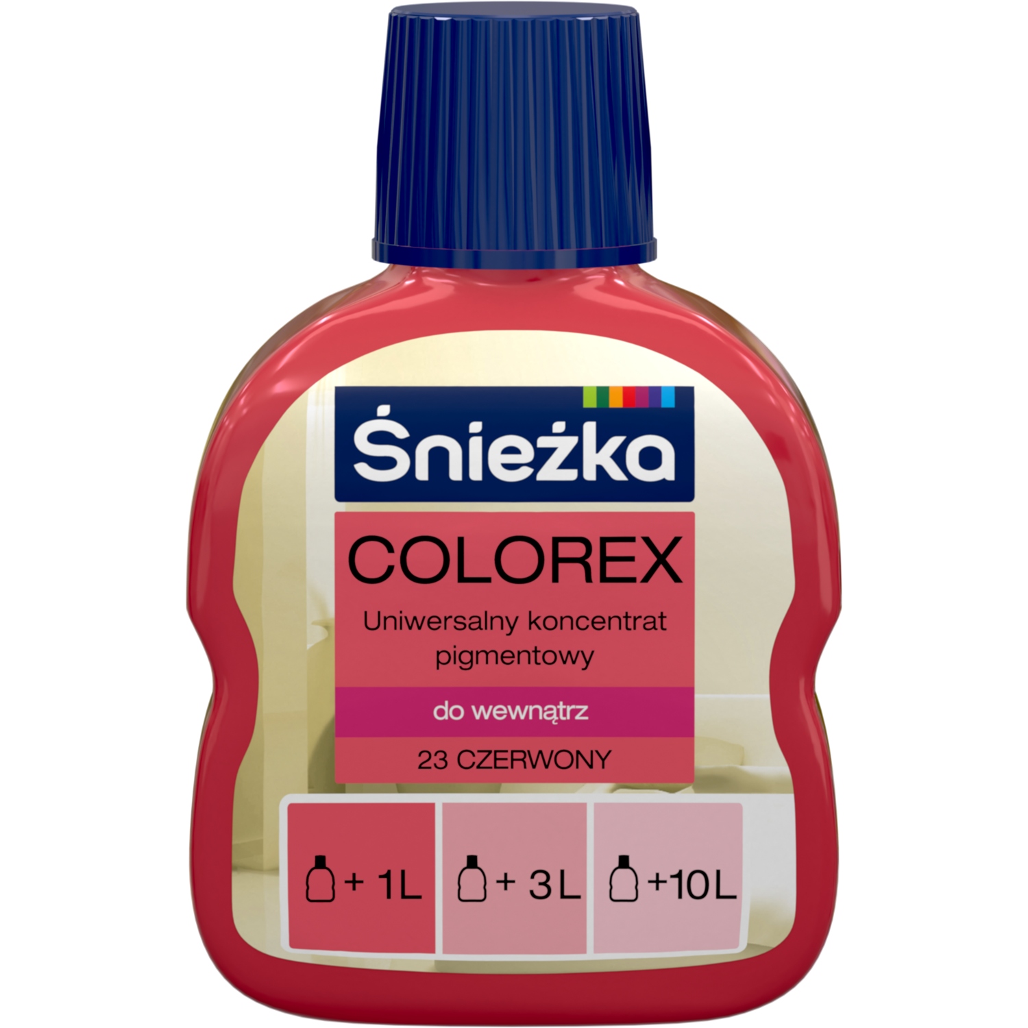 Śnieżka Colorex Farbpigment Für Farben Rot Matt 100 Ml