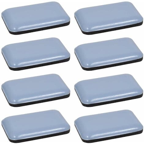 Cyclingcolors – Set Mit 8 Selbstklebenden Teflon-gleitern (35 X 25 Mm) – Bodenschutz Für Parkett – Reduziert Geräusche Beim Möbelrücken