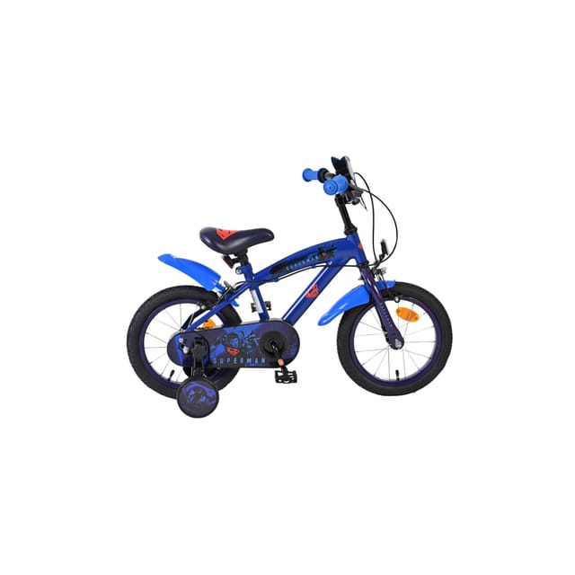 VOLARE Kinderfahrrad Superman 14 Zoll, ohne Rücktrittbremse