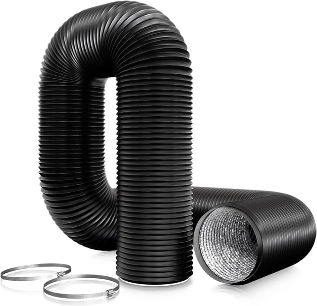 150 Mm Pvc-lüftungsrohr Für Dunstabzugshaube, Abluftrohr Für Luftabzug, Rohrventilator (6 Meter Lang)