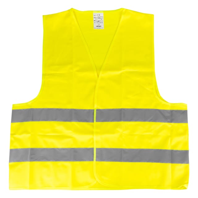 Gelbe Reflektierende Warnweste Xl Mit Amio-03934-zertifikat